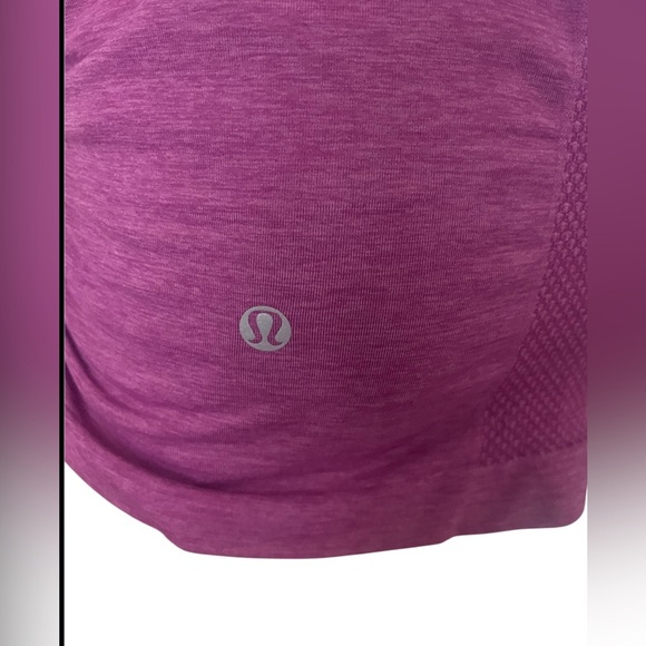 Lululemon In The Flow Tank Heathered Regal Plum Size 8 - Picture 4 of 6